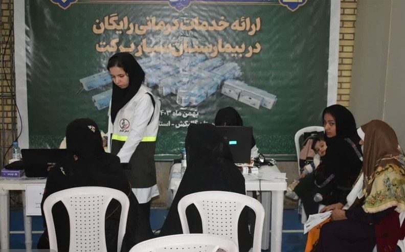 استقرار بیمارستان صحرایی در ینقاق گالیکش