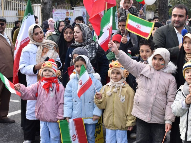 جشن انقلاب در شهرستان گرگان