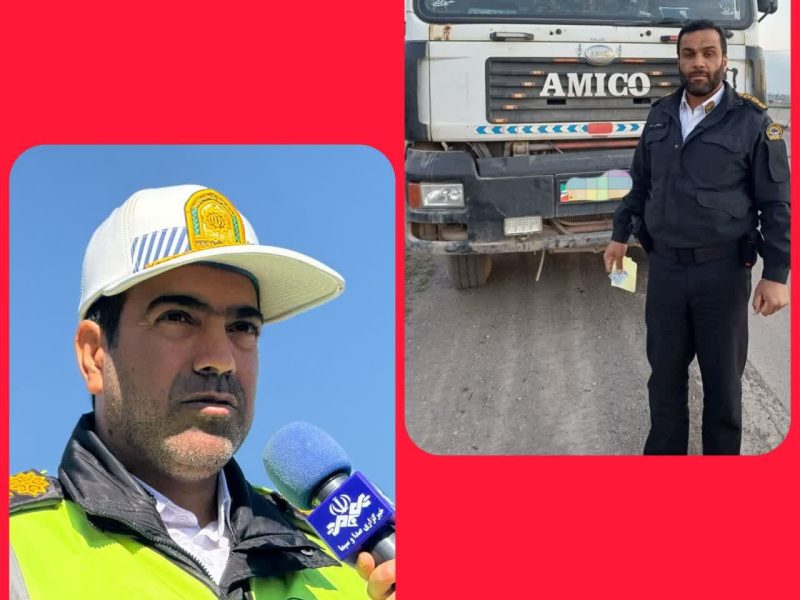 توقیف کامیون با خلافی ۲۴۰ میلیون ریالی در آق‌قلا