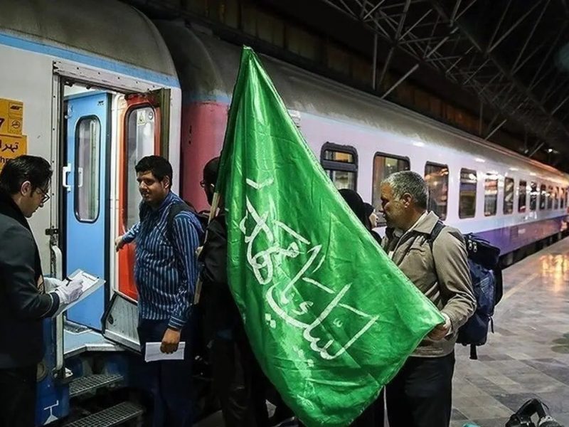 عزیمت ۴۴۵ گلستانی با قطار به کرمانشاه